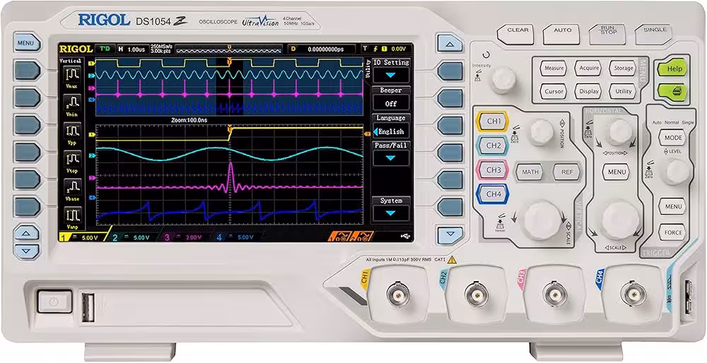 Python Driver for Rigol 1054Z Oscilloscope
